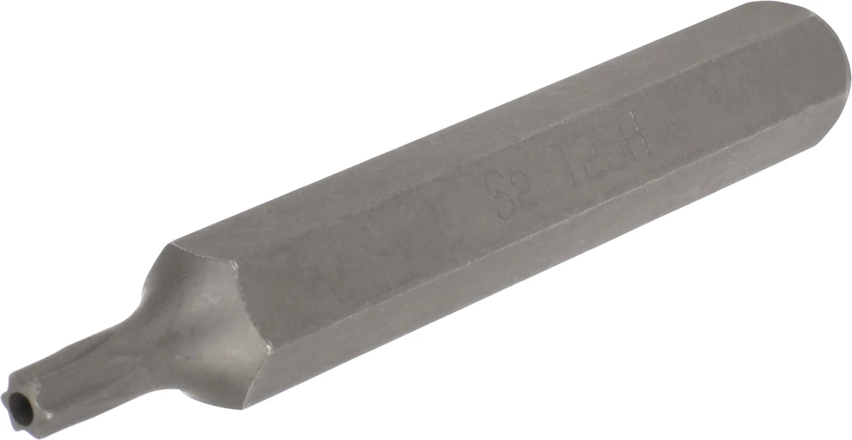 Inserto Torx c/foro esagono 10 mm T25x75 mm