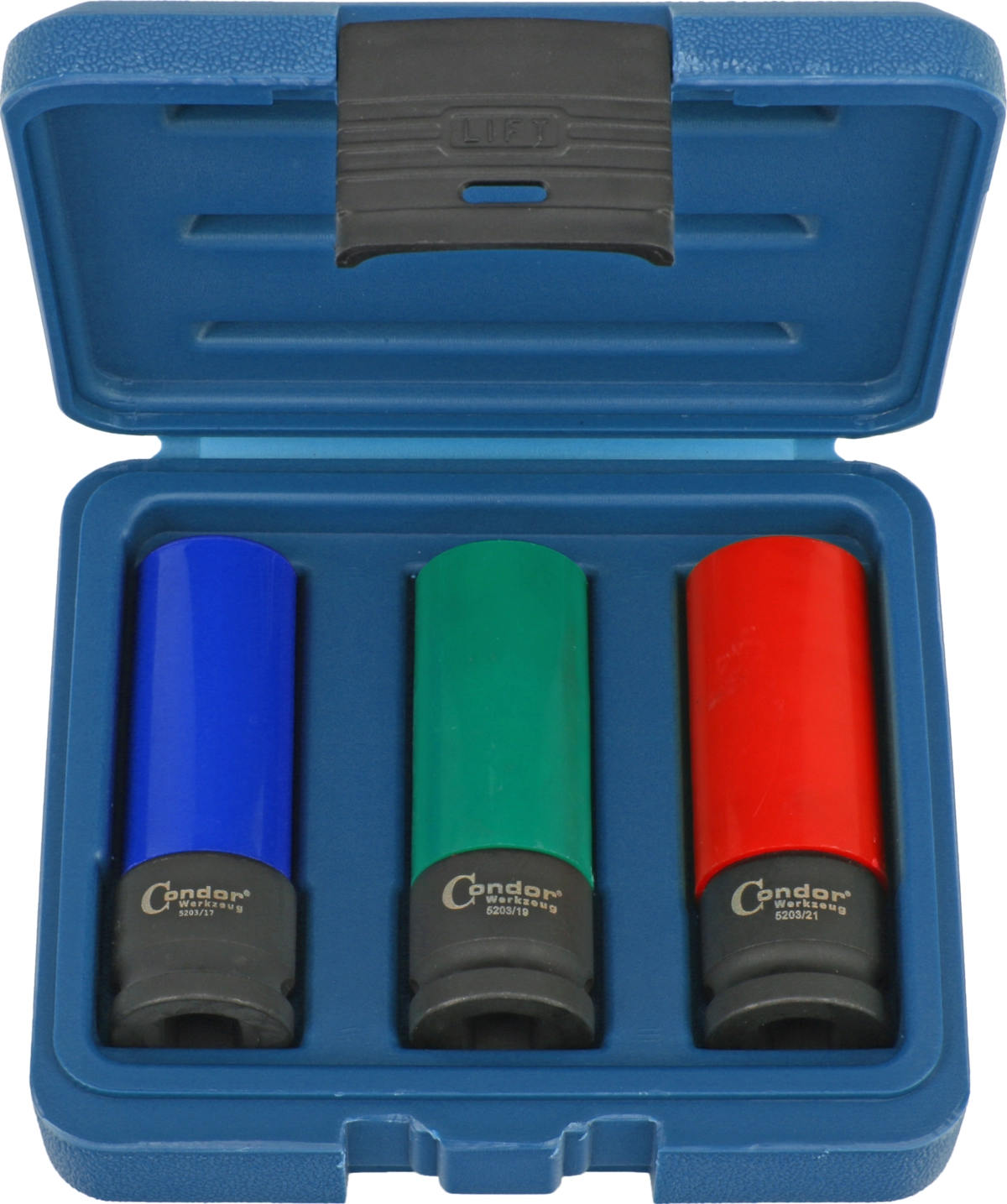 Inserts d'écrou de roue, en 3 parties, 1/2 ", magnétique, hexagone 17-21 mm
