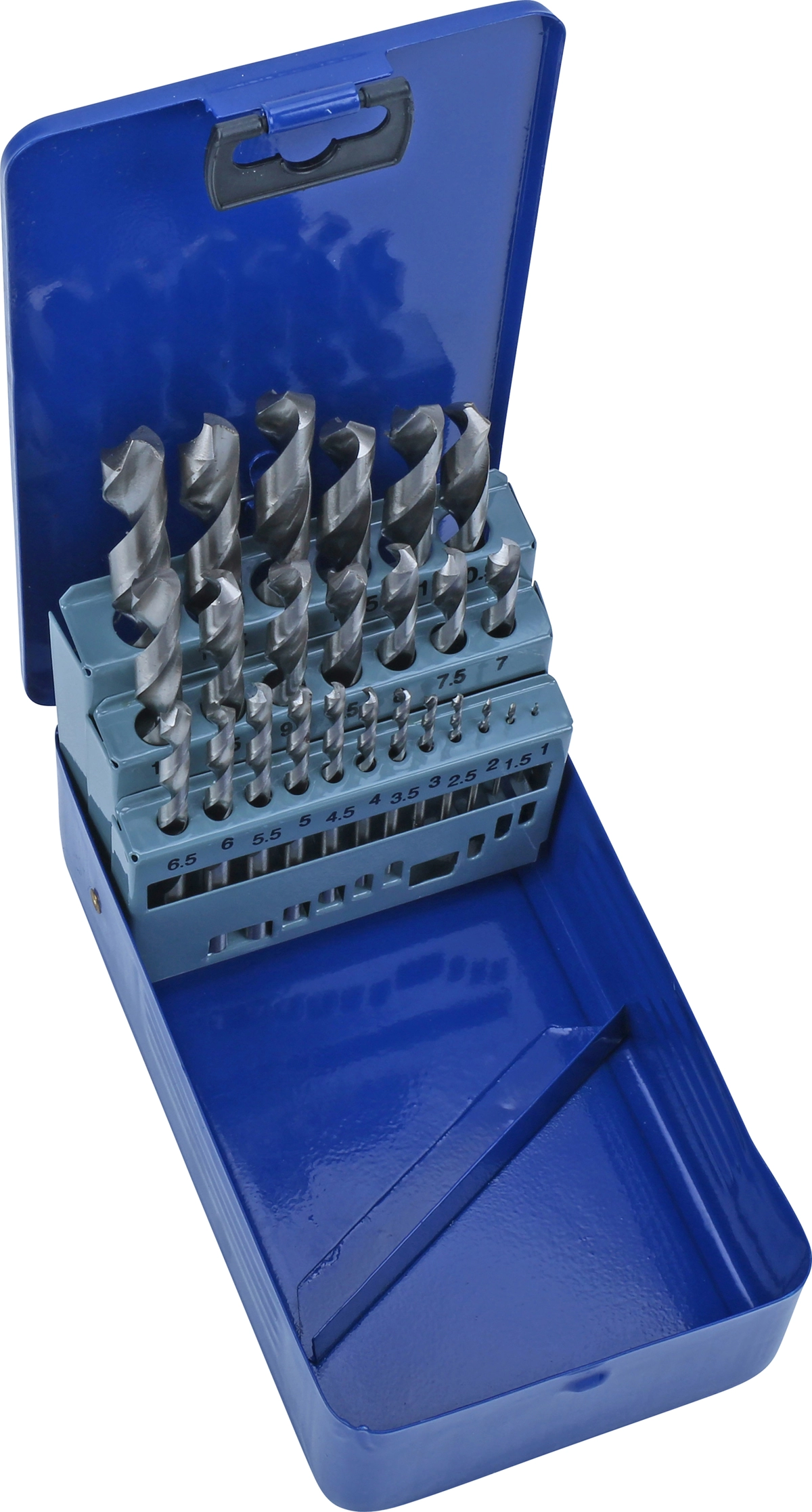 Jeu de forets hélicoïdaux HSS, 25 pièces, 1-13 mm