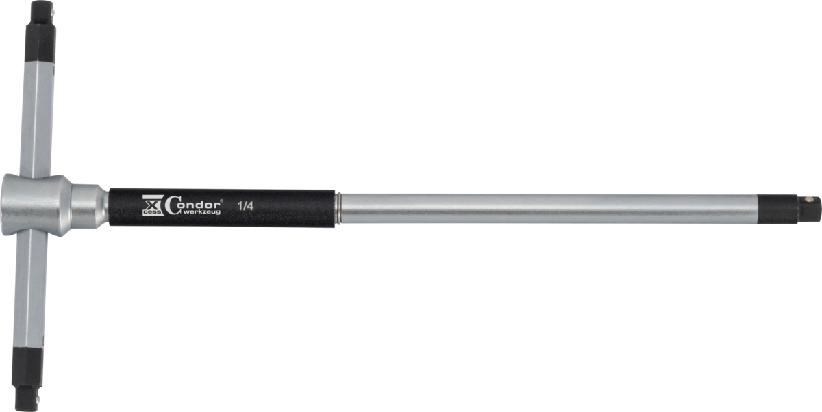 T-Griff Steckschlüssel, 1/4", 250 x 125 mm