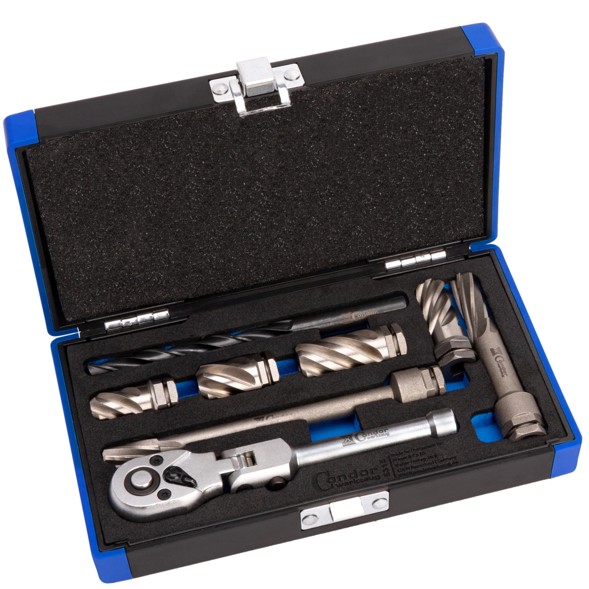 Reamer Set, 8 pcs., for receiving bore of ABS-sensors