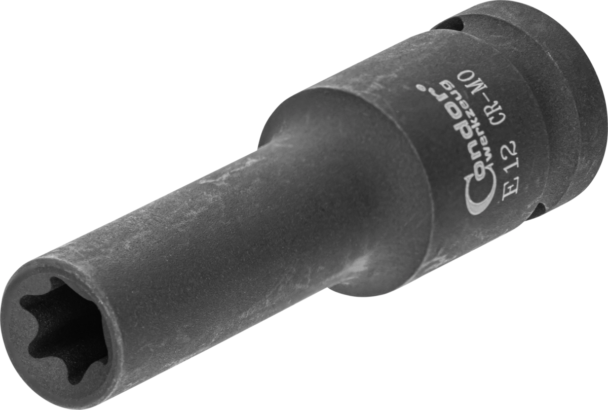 Impact Socket, 1/2" tx-star E12, deep