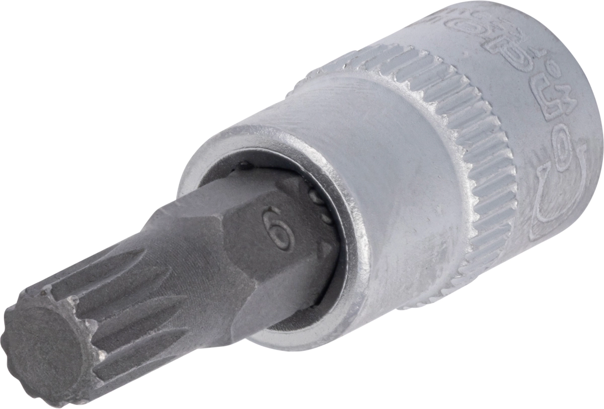 Bit-Stecknuss, 1/4", Vielzahn M8x37 mm