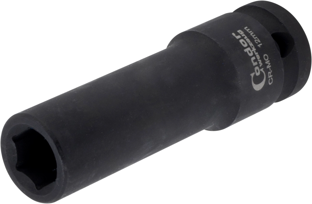 Bussole esagonali prolungate impact 1/2" mm 12