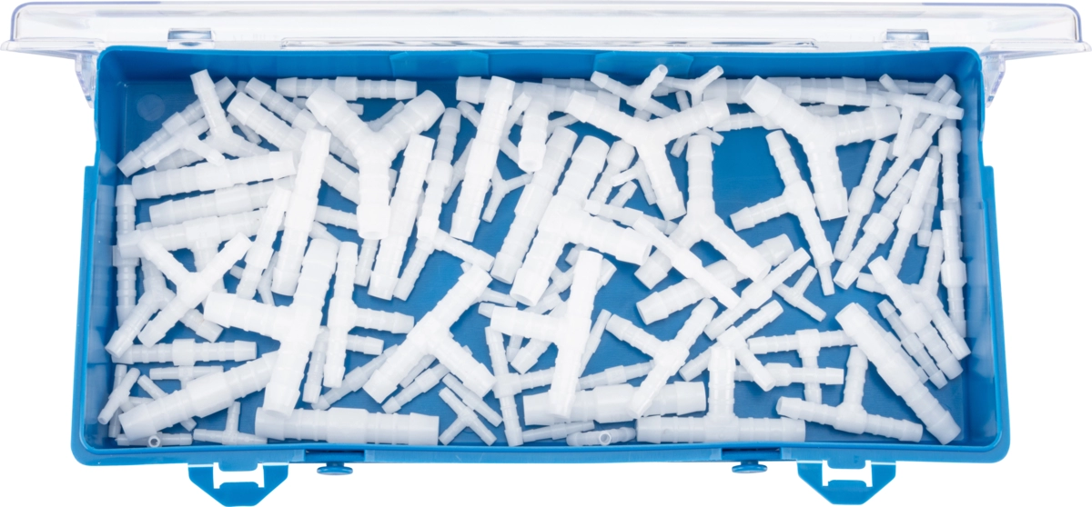 Assortimento 105 connettori per tubi flessibili