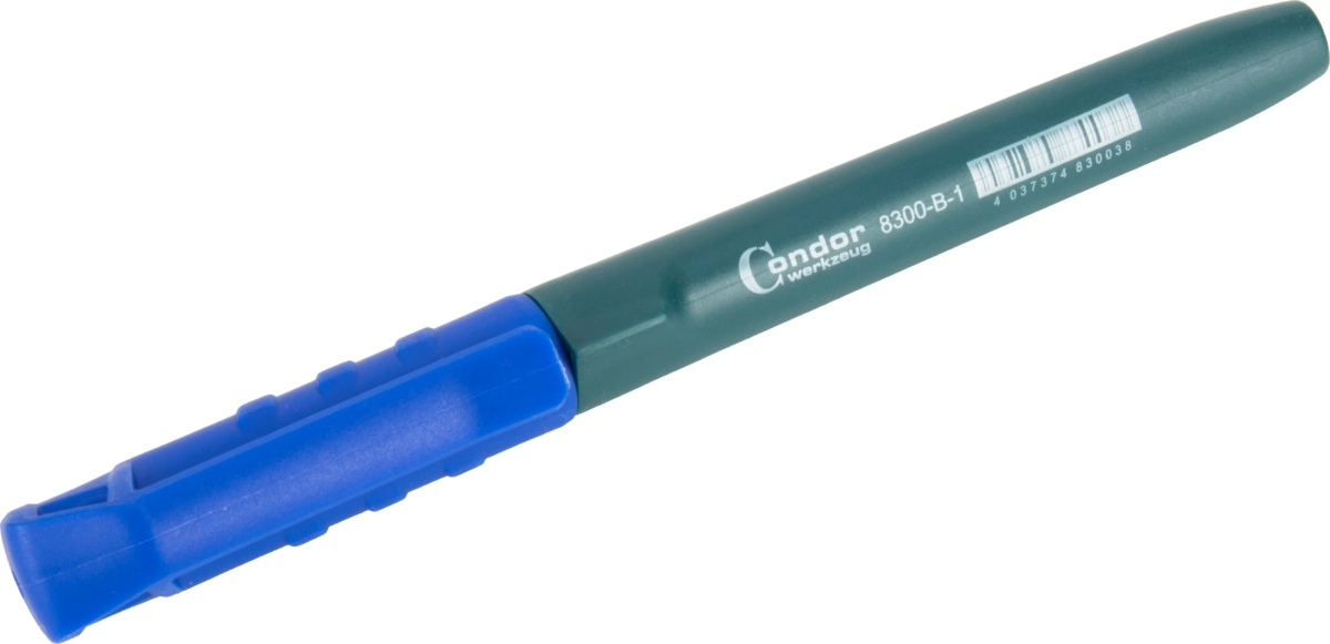 Marker Pens, 50 pcs. in sales display jar, blue
