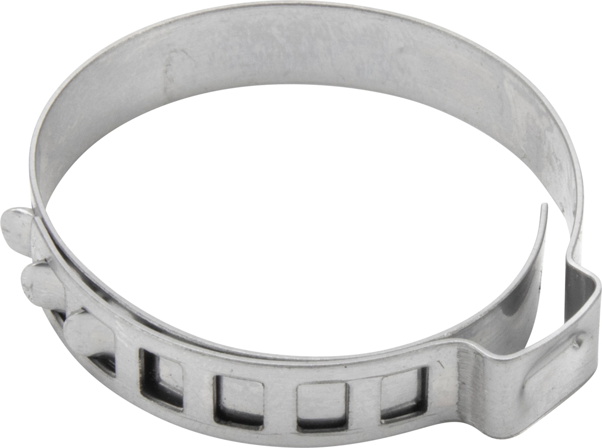 1-Ohr Lochbandklemmen, 10 Stk., W2, rostfrei, 22-30 mm, 7 mm breit