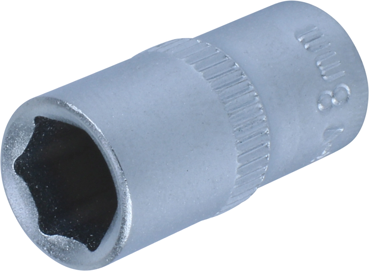 Stecknuss, 1/4", 6-kant 8 mm