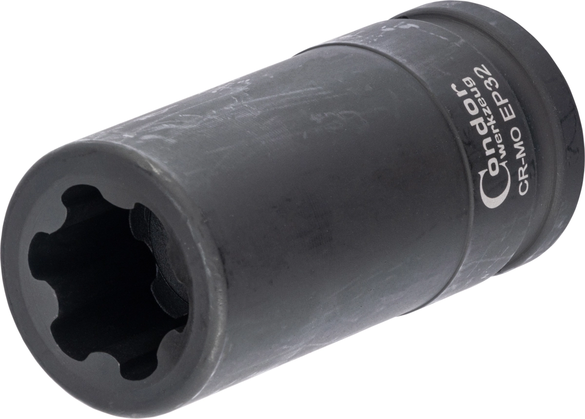 Kraft-Stecknuss für Achsverschraubungen, Mercedes, 3/4", TX-Plus EP32