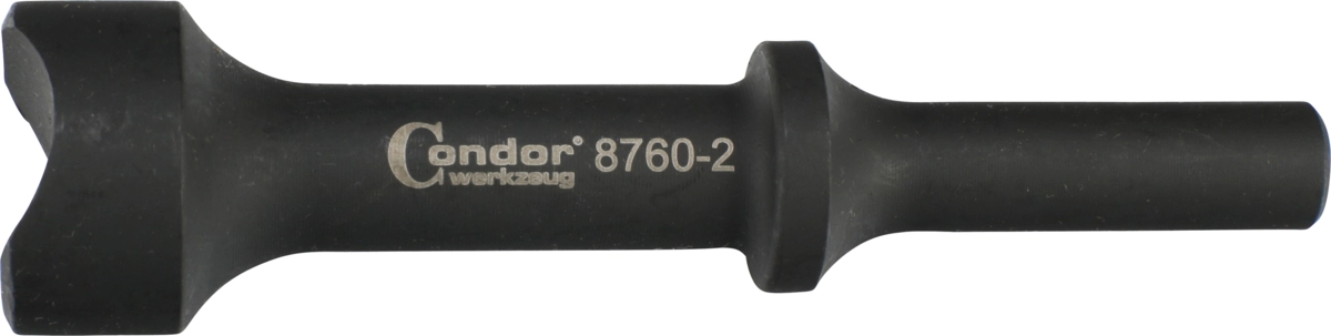 Impact Chisel, head ø 25 mm, radial milled, ø 10 mm