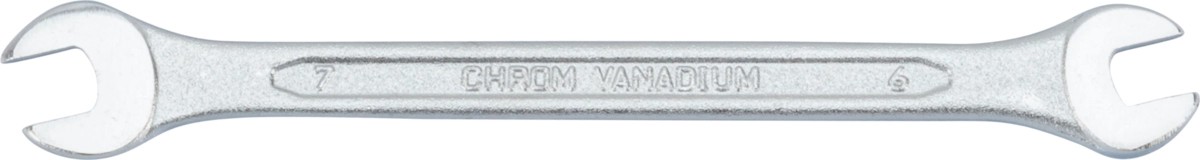 Double Open Ended Spanner, 6x7 mm