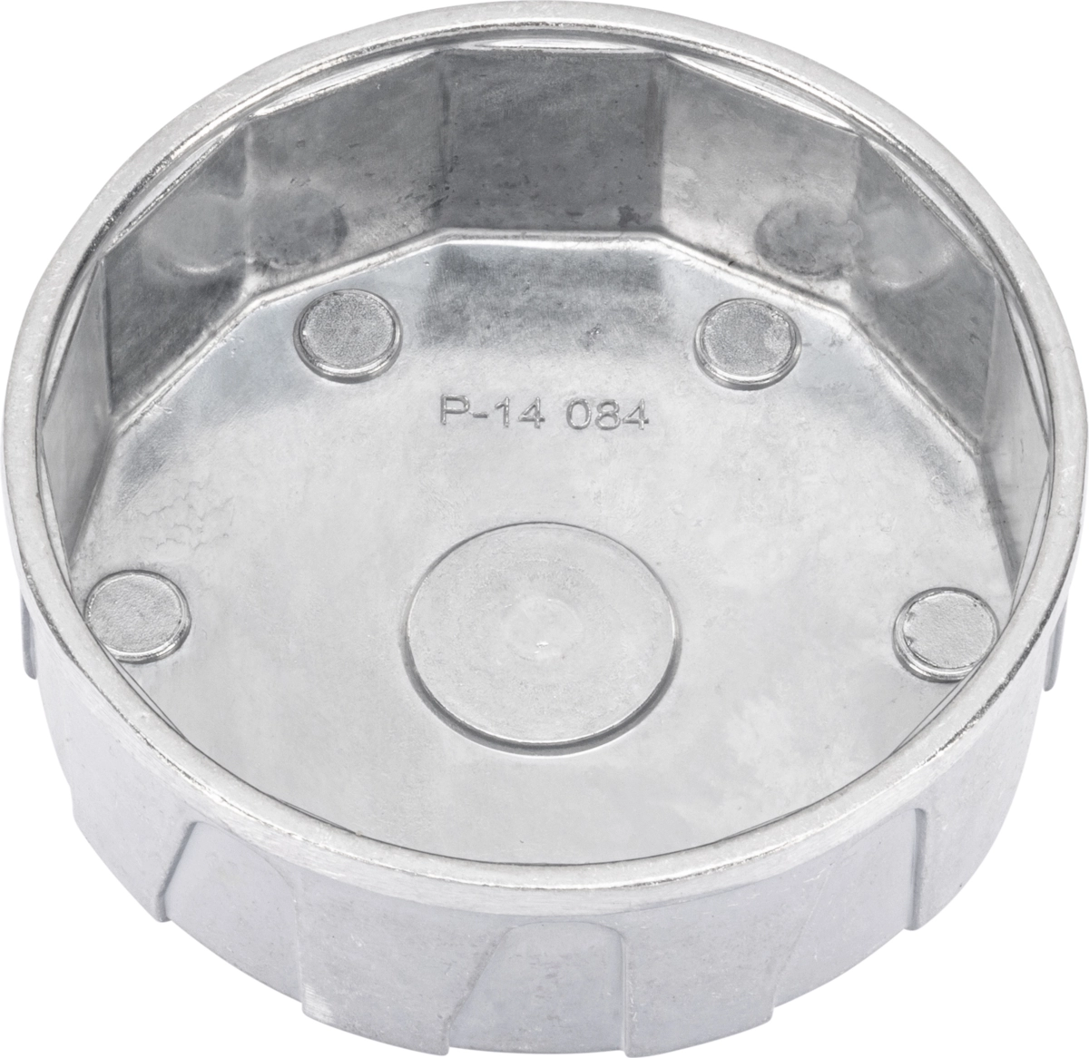 Ölfilterkappe, Aluminium-Druckguss, 3/8"/27 mm, 84 mm x 14 Kanten