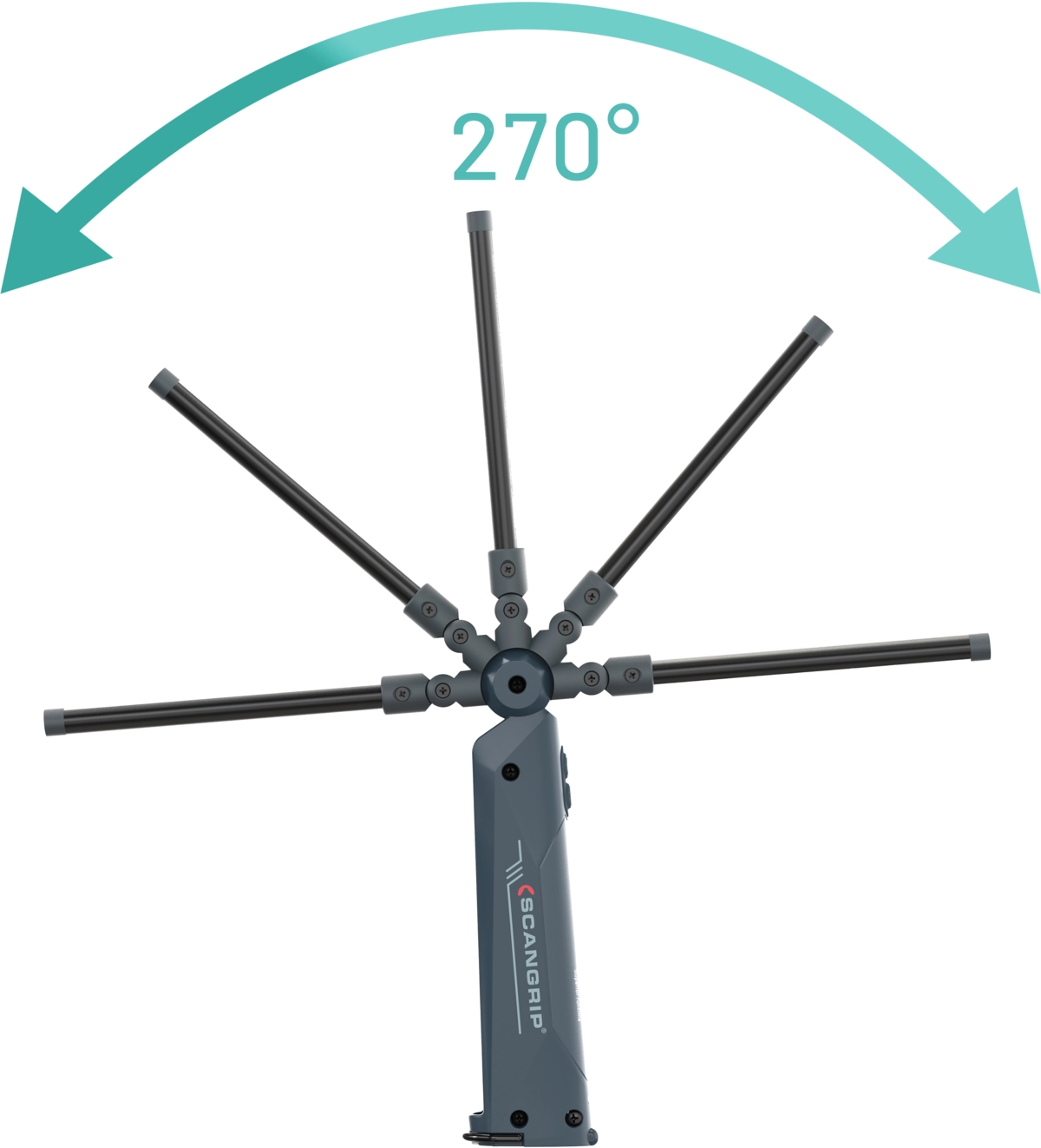 Akku-Handlampe 3 in 1 "Slim", COB-LED