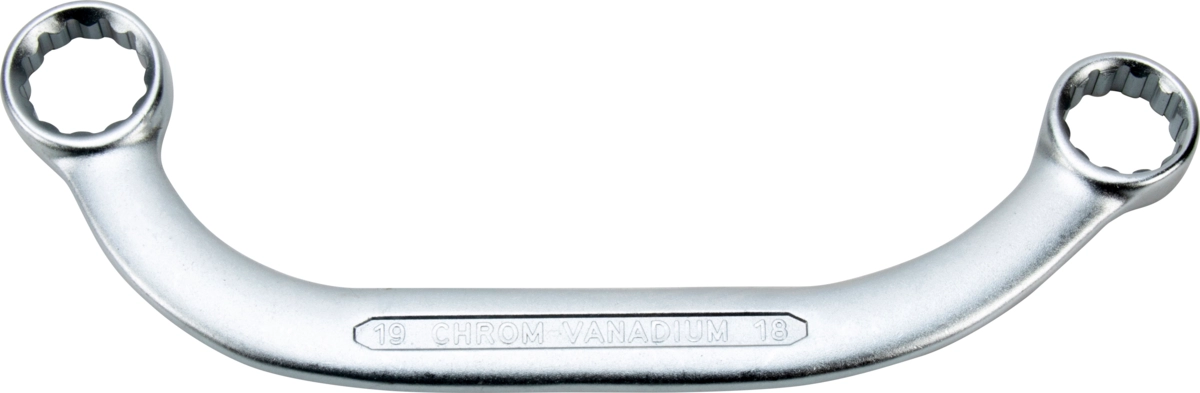 Obstruction Ring Spanner (half moon), 18x19 mm