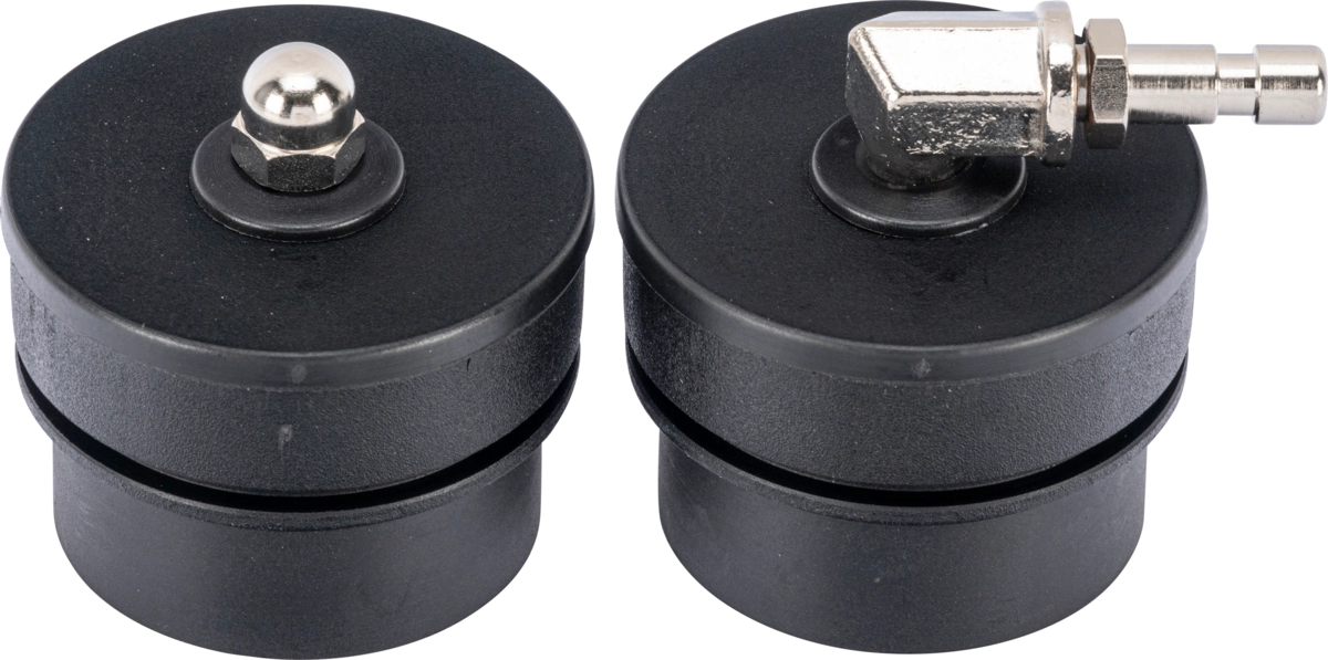 Set 2 adattatori a spina piatta Ø 51 mm