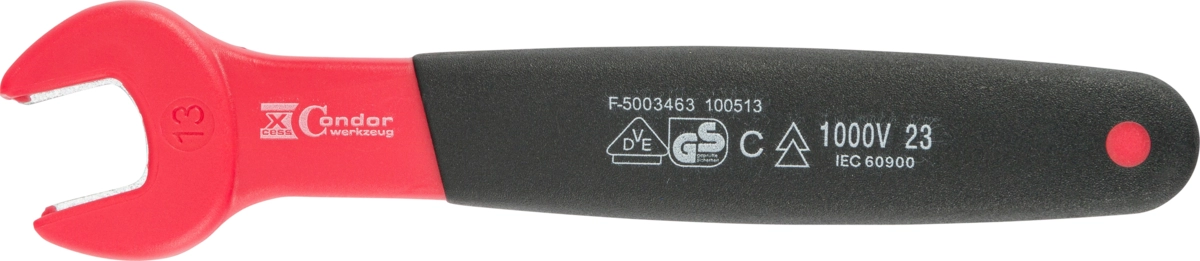 Einmaulschlüssel, VDE, 13 mm