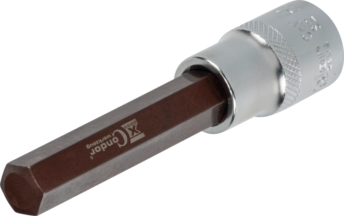 Socket Bit, xcess performance, 1/2", hexagon 12x100 mm