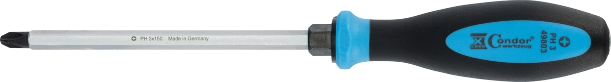 Screwdrivers, Experts, with striking cap, cross slot PH3x150 mm