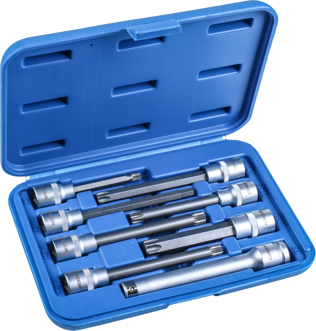 Inserts de clé à douille, 8 pièces, 1/2 ", applications spéciales pour véhicules