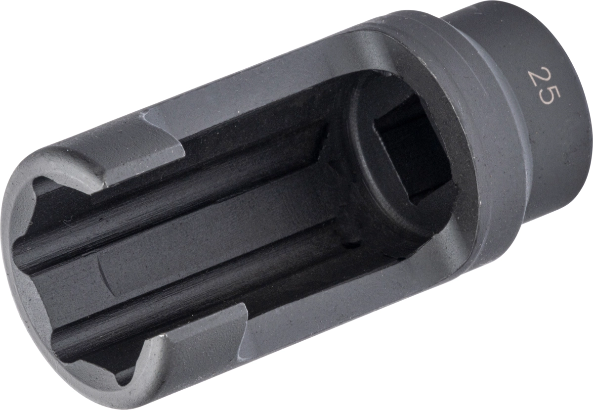 Specialist Socket, 1/2", hex 25 mm, slotted