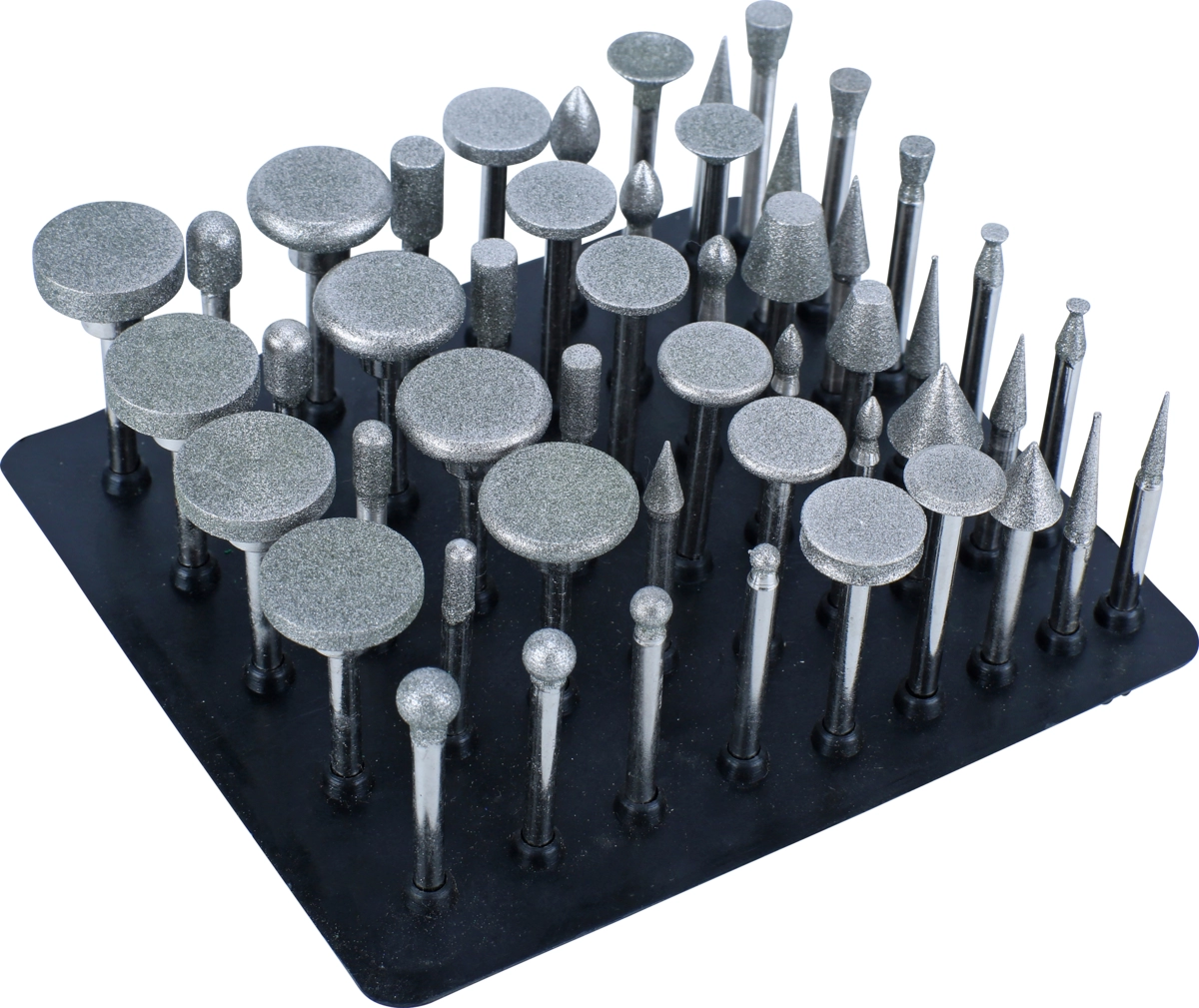 Diamant-Schleifkörper-Satz, 50-tlg., 3 mm Schaft