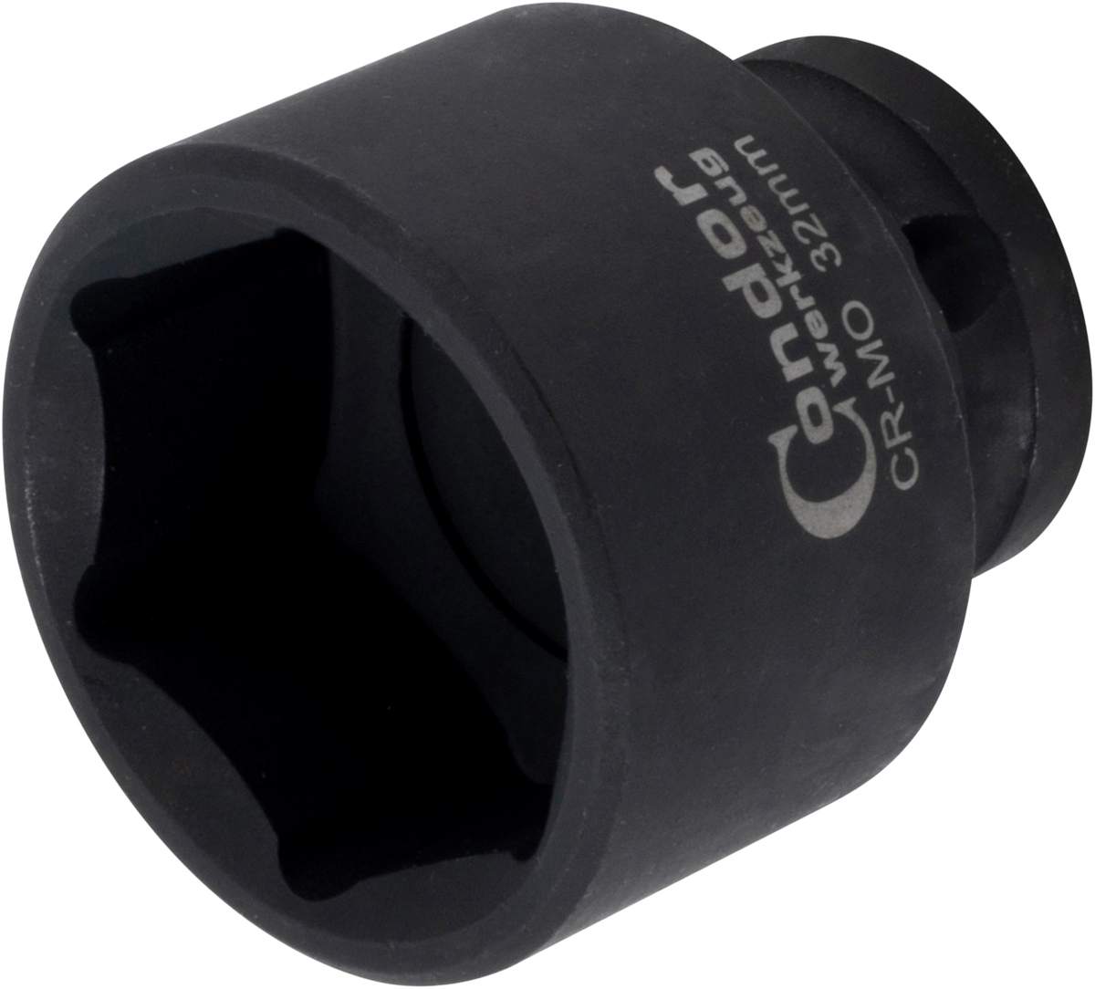 Kraft-Stecknuss, 1/2", 6-kant 32 mm