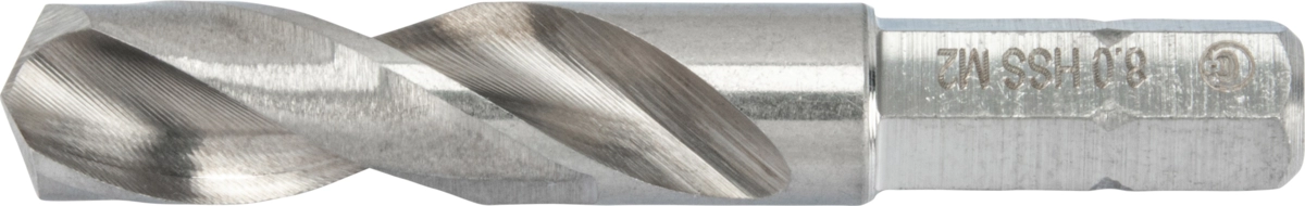 Spiralbohrer-Bit, HSS-G M2, 1/4" 6-kant