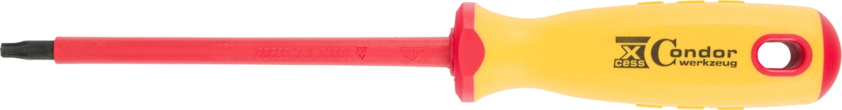 Screwdriver, VDE, tx-star T25x125 mm