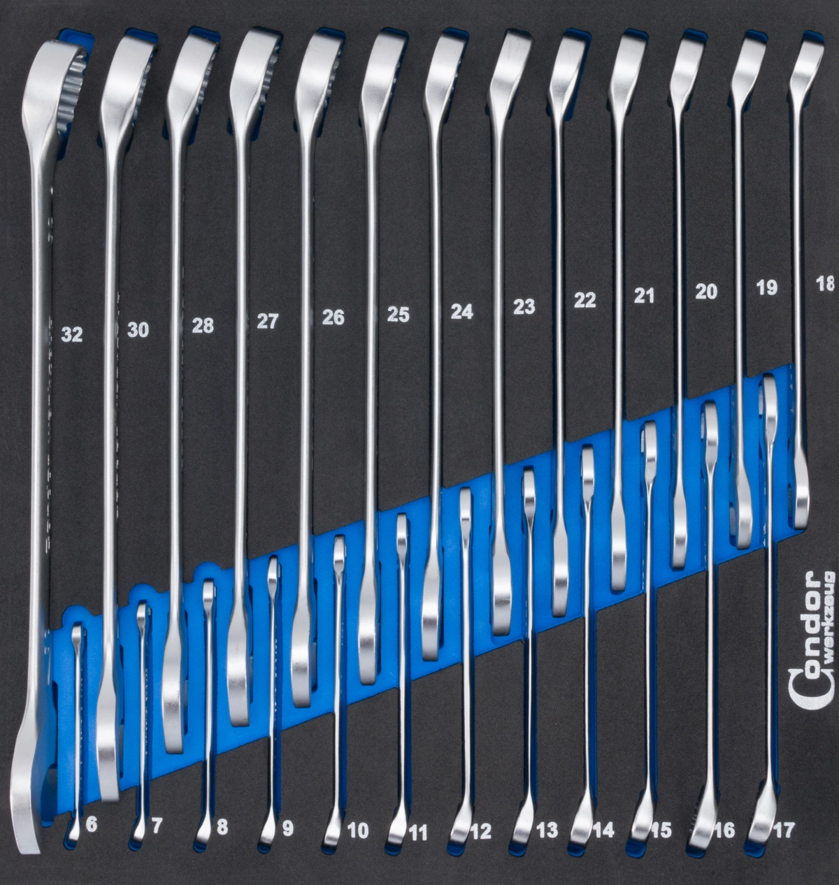 Combination Spanner Set Nr. 2135 in Foam 2/3, 25 pcs., 6-32 mm