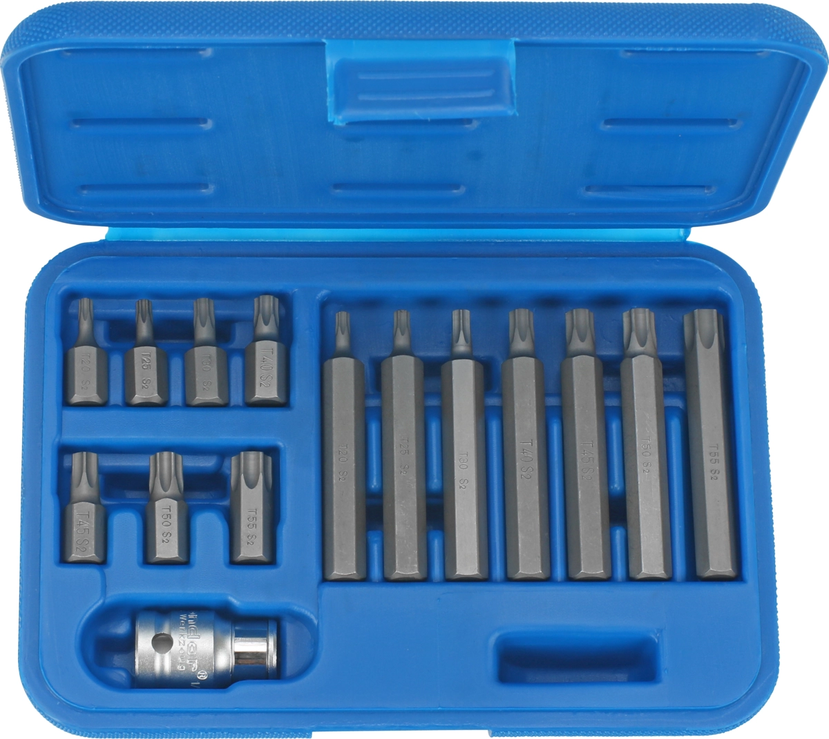 Bit-Sortiment, 15-tlg., 1/2", T-Profil T20-55