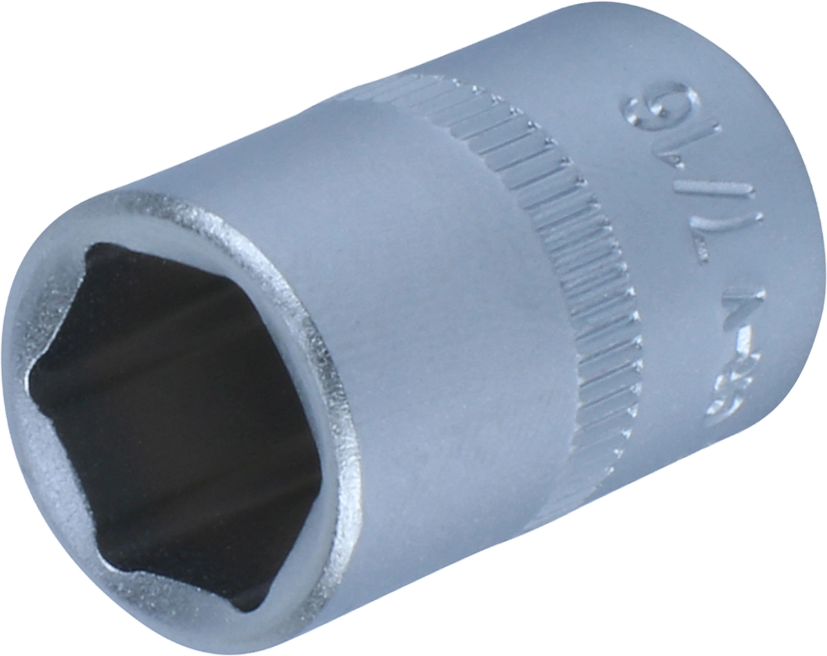 Stecknuss, 1/4", 6-kant zöllig 7/16"
