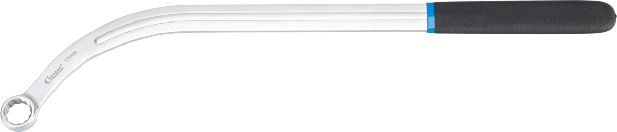 Spännrullenyckel, 460 mm lång, 12-kant 17 mm