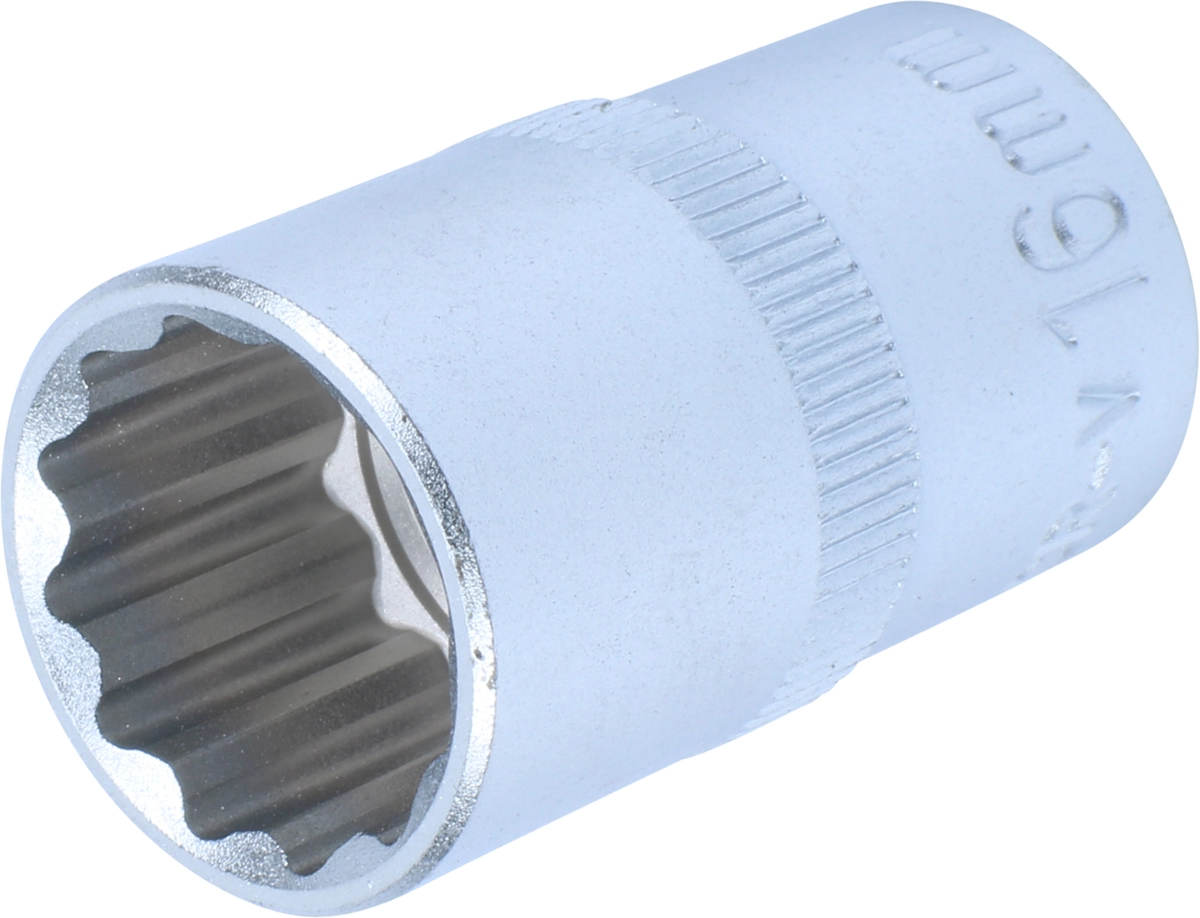 Socket, 1/2", bi-hex 16 mm