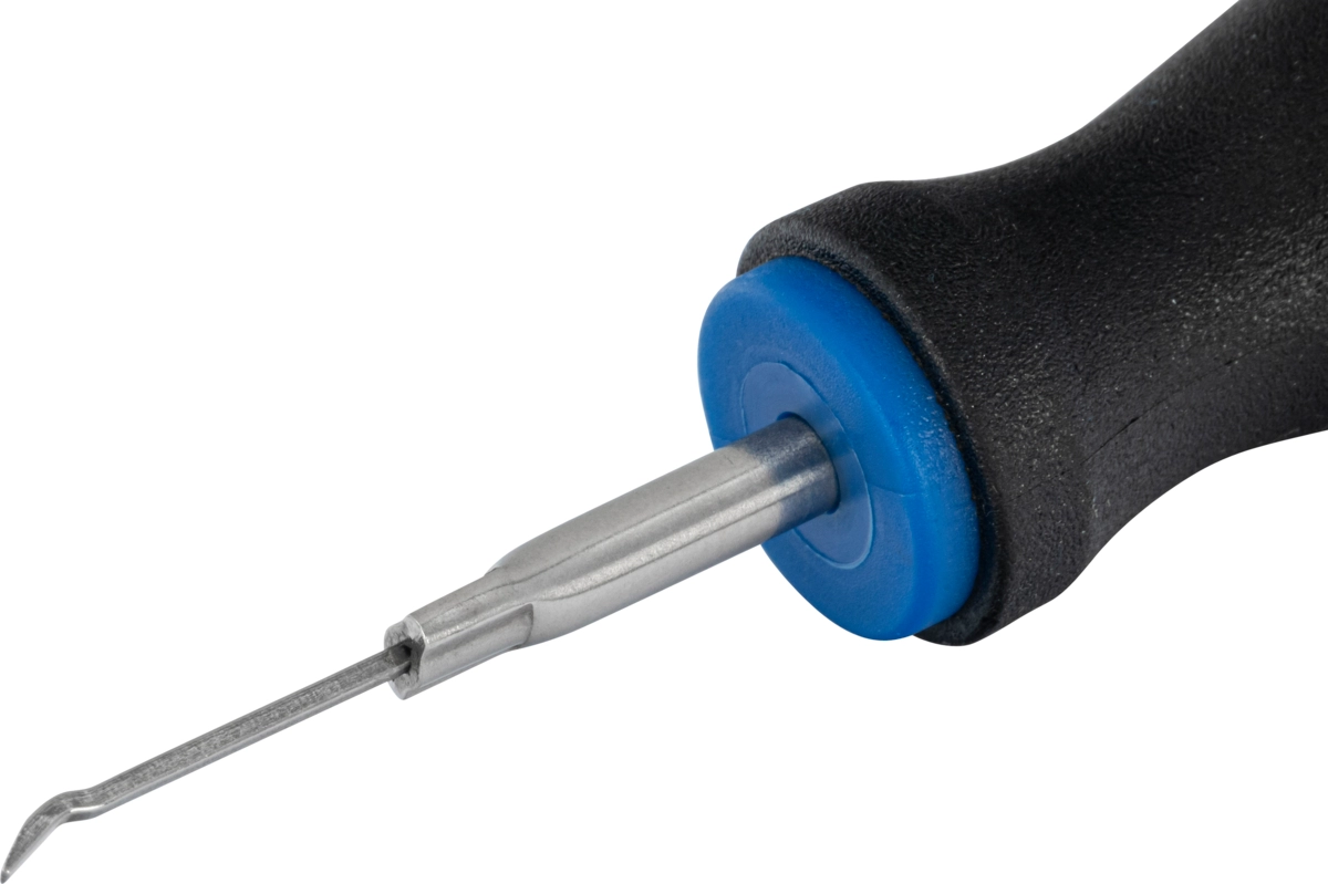 Utensile per terminali, a gancio