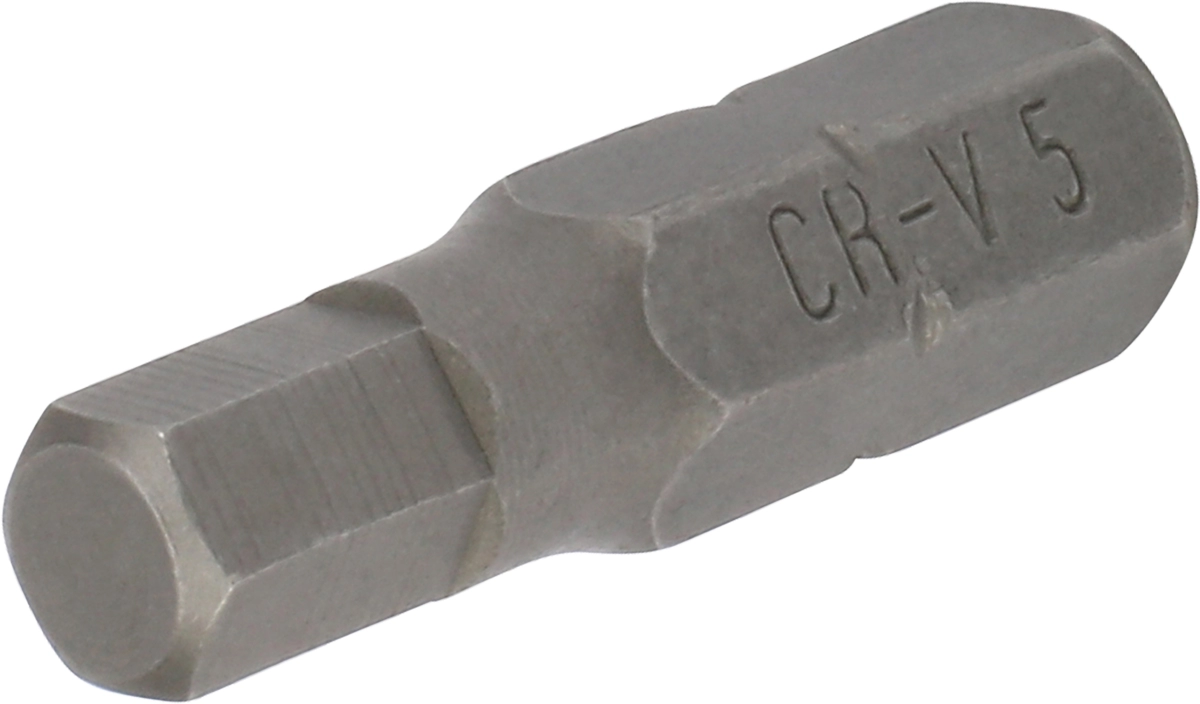 Bit, 1/4" 6-kant, Innensechskant 5x25 mm