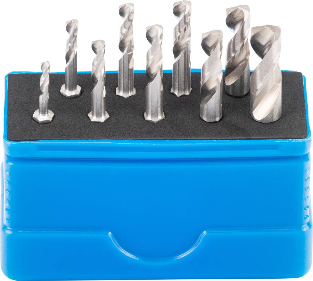 Twist Drill Bit Set, HSS-G M2, 1/4" hex shank, 9 pcs.
