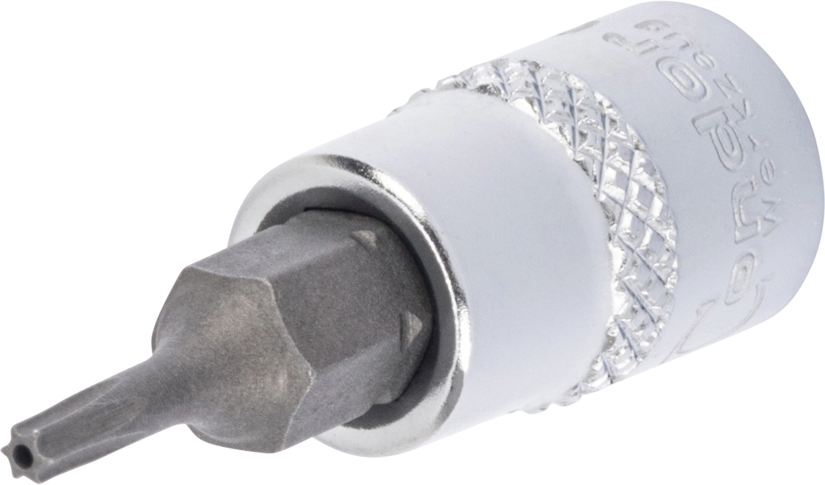 Bussola con inserto Torx c/foro 1/4" T8x37 mm