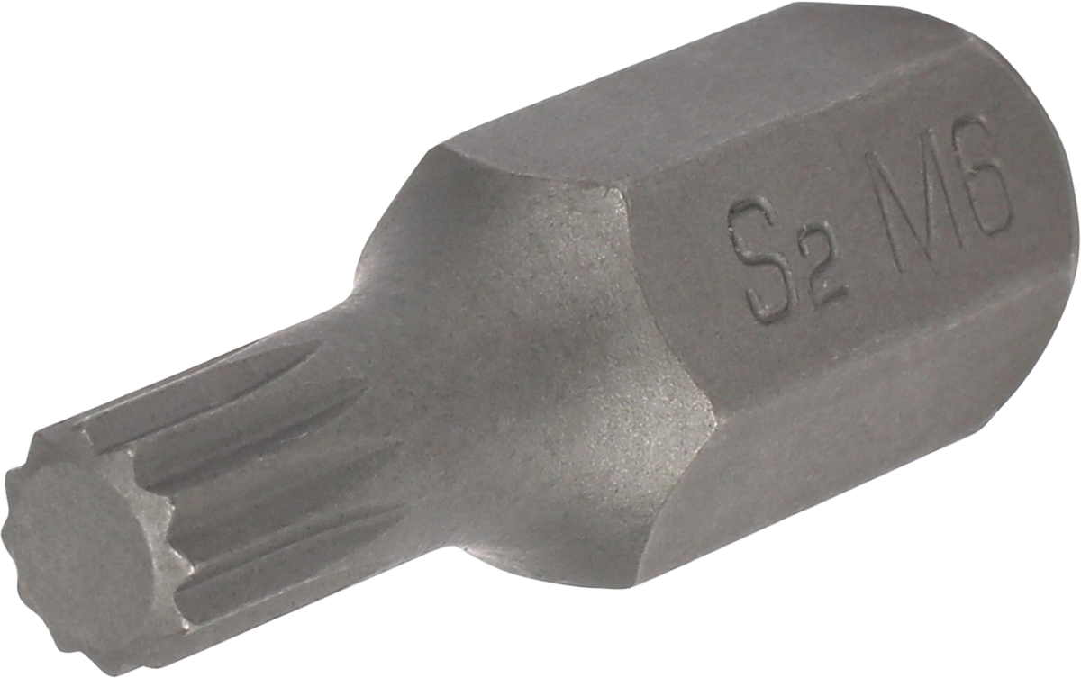Inserto esagono 10 mm spline M6x30 mm
