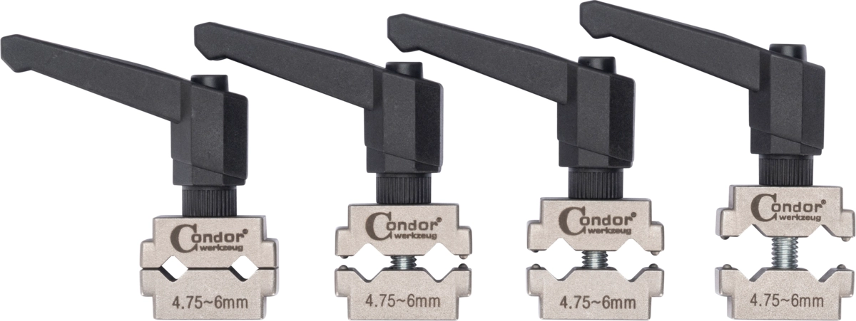 Brake Line Holding Clamp Set, for Bending Work, 4 pcs.