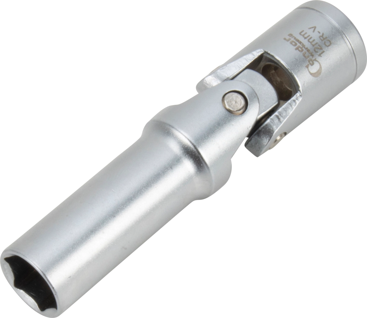 Bussola snodata per candelette 3/8" x 72 mm esagono 12 mm