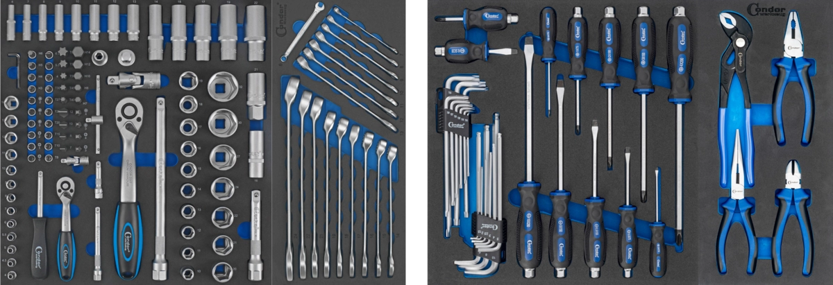 Tool Cabinet No. 7029, with 148 tools