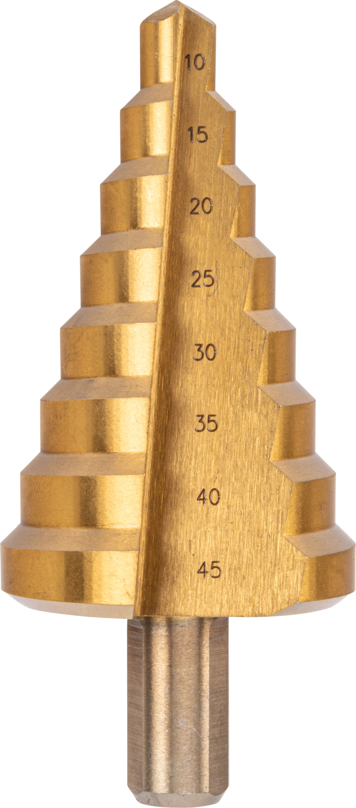 Stufenbohrer, HSS, titannitriert, 10-45 mm