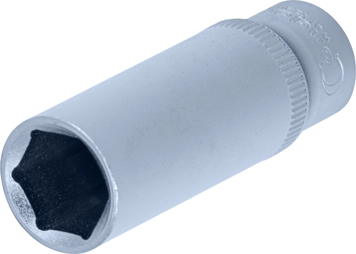 Stecknuss, 1/4", 6-kant 12 mm, tief