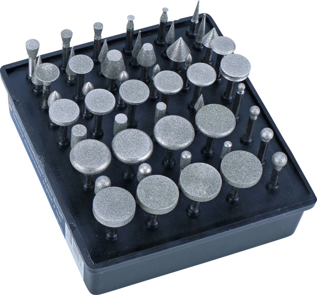 Diamond Grinding Tool Set, 50 pcs., 3 mm shaft