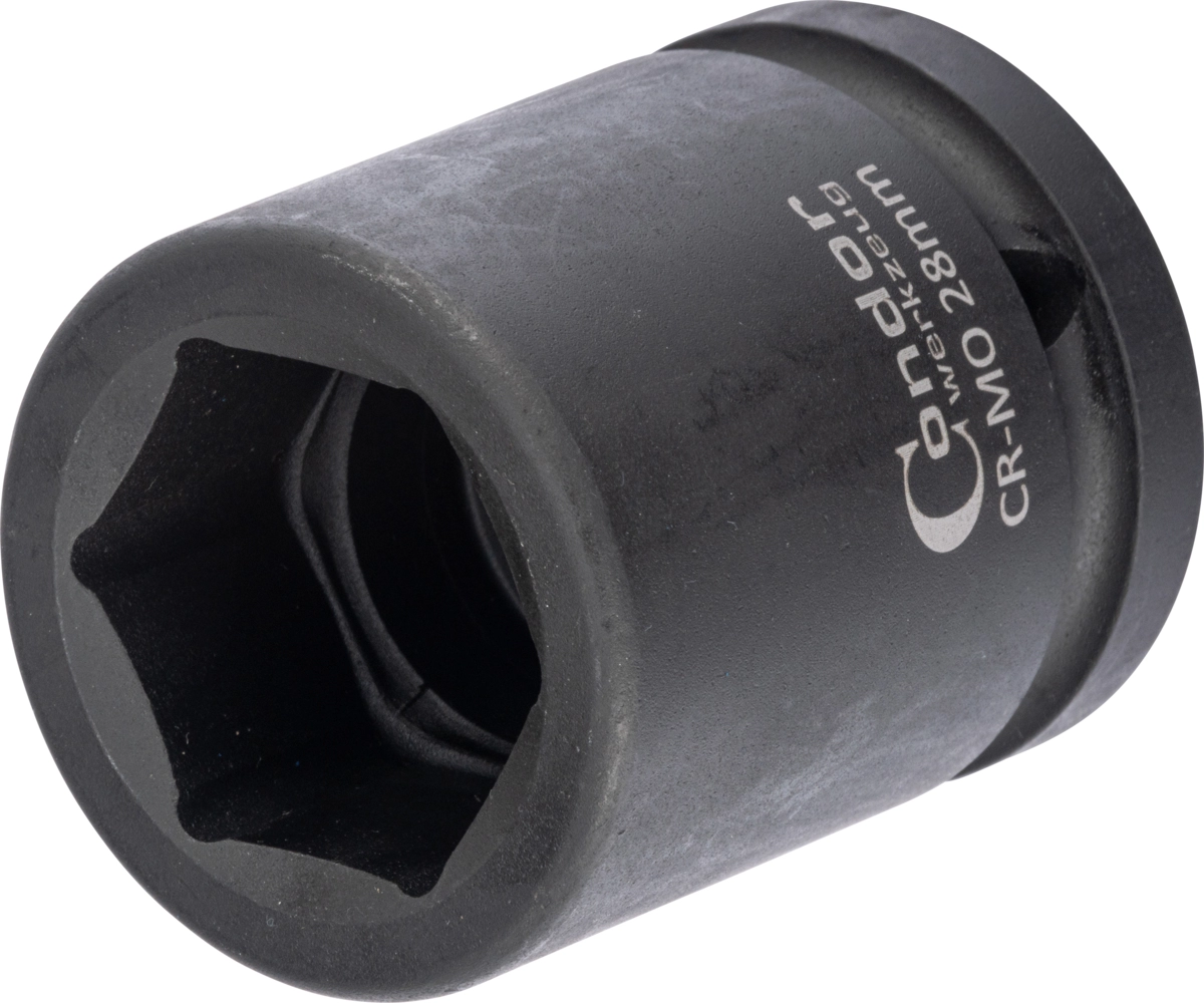 Impact Socket, 3/4", hexagon 28 mm