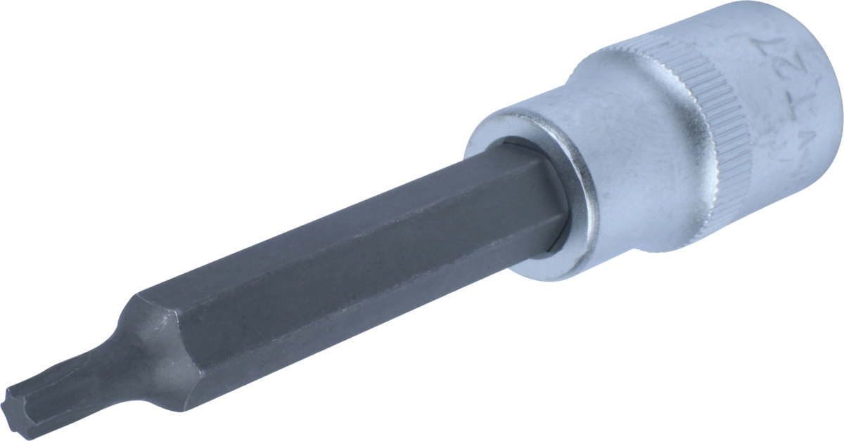 Bit-Stecknuss, 1/2", T-Profil T27x100 mm