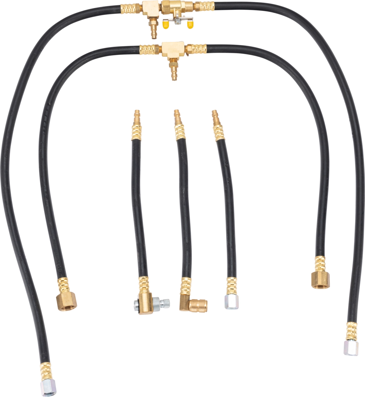 Assortiment de tuyaux, 5 pièces, avec vanne 3 voies
