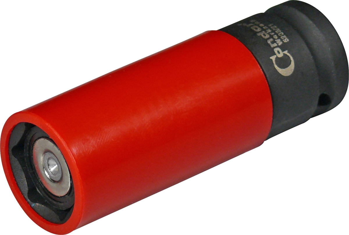 Wheel Nut Socket, 1/2", magnetic, hex 21 mm