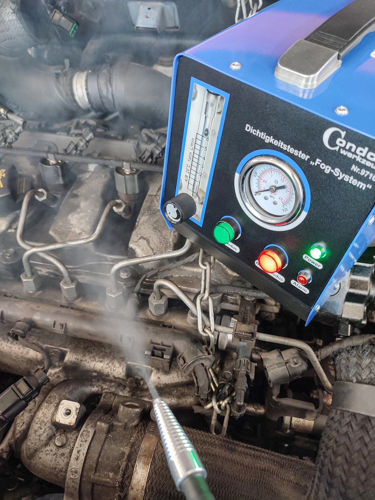 Nebel Lecksuchgerät „Fog-System“