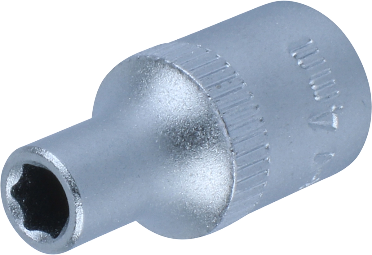 Douille, 1/4 ", 6 pans 4 mm